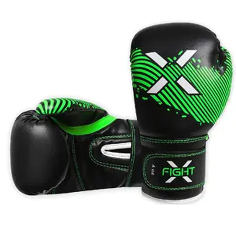 Fightx Boxing Gloves for Kids & Children - Kick Boxing, Muay Thai and MMA - Beginners Heavy Bag Gloves for Heavy Boxing Punching Bag - 4 and 6 Oz