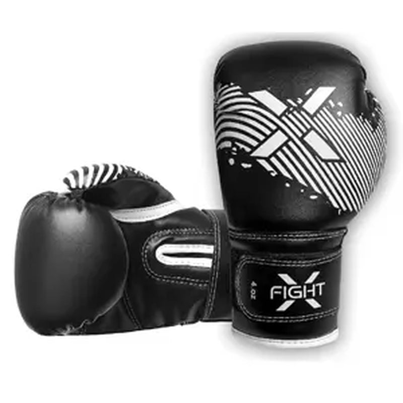 Fightx Boxing Gloves for Kids & Children - Kick Boxing, Muay Thai and MMA - Beginners Heavy Bag Gloves for Heavy Boxing Punching Bag - 4 and 6 Oz