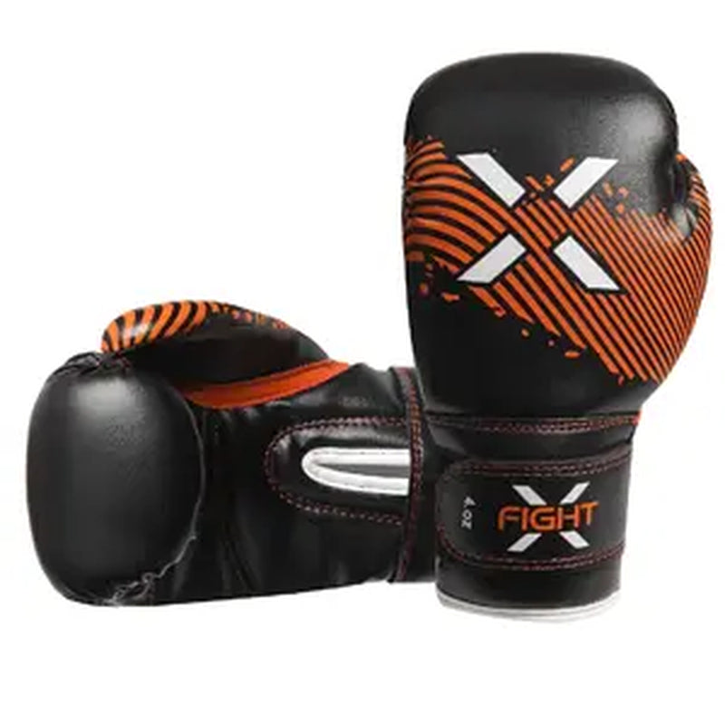 Fightx Boxing Gloves for Kids & Children - Kick Boxing, Muay Thai and MMA - Beginners Heavy Bag Gloves for Heavy Boxing Punching Bag - 4 and 6 Oz