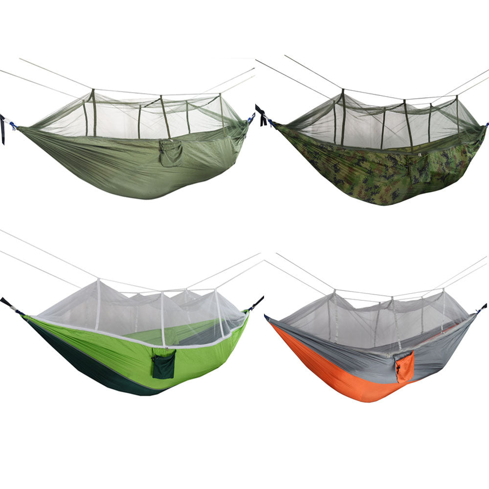 Parachute Cloth Hammock with Mosquito Net Outdoor Tent