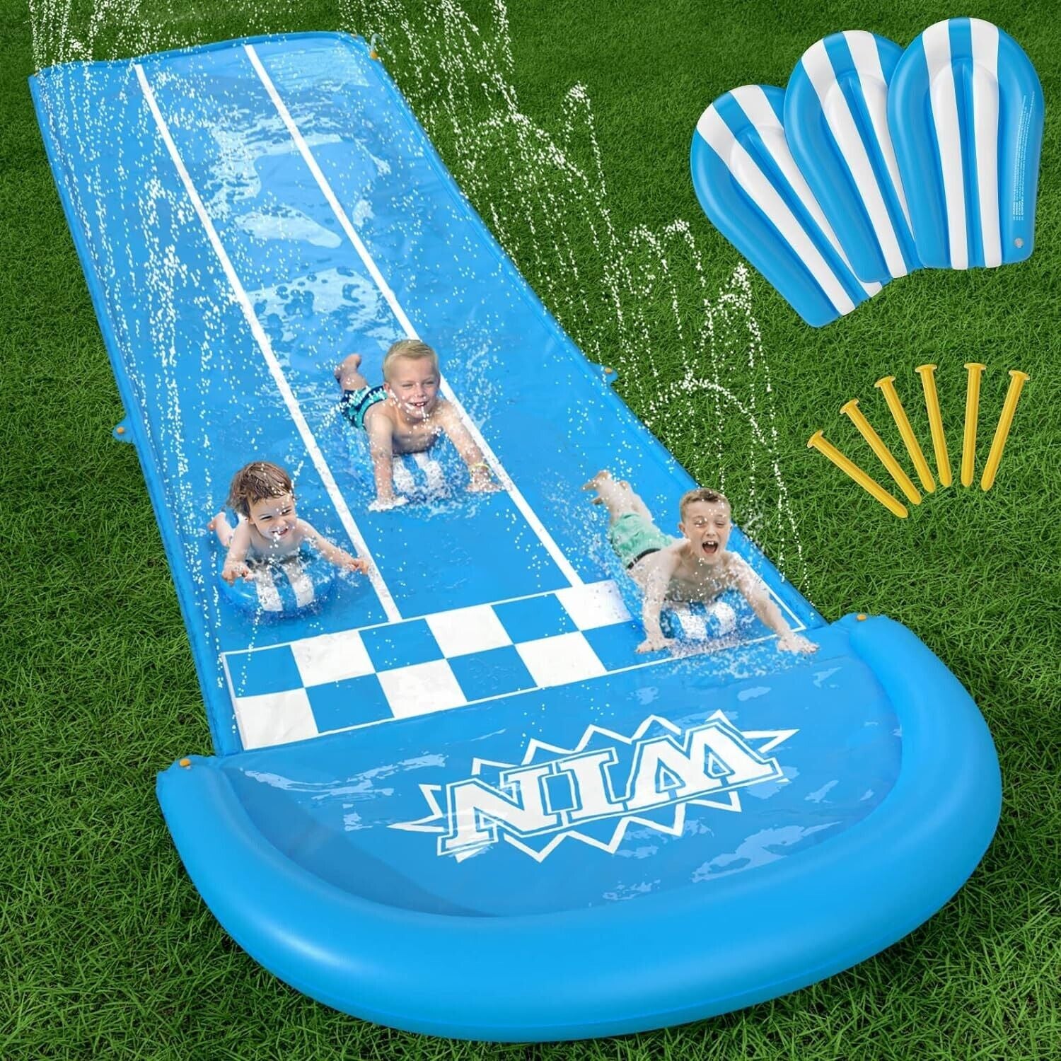  - Water Slide Slip Toy Slide for Kids...