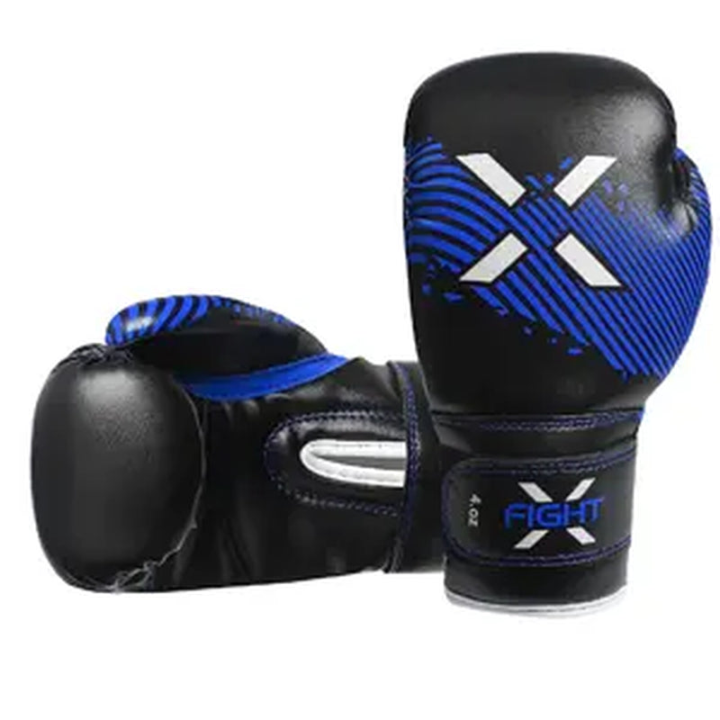 Fightx Boxing Gloves for Kids & Children - Kick Boxing, Muay Thai and MMA - Beginners Heavy Bag Gloves for Heavy Boxing Punching Bag - 4 and 6 Oz